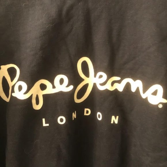 UNISEX VINTAGE PEPE JEANS NAVY SWEATSHIRT SIZE M - Picture 2 of 6